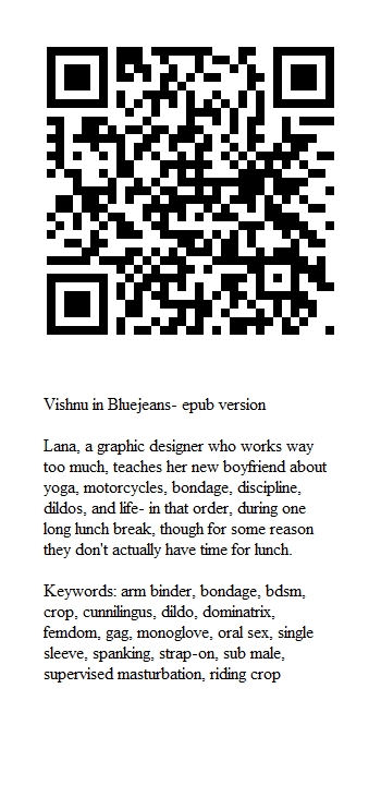 QR barcode for bondage story Vishnu in Bluejeans, iPad type